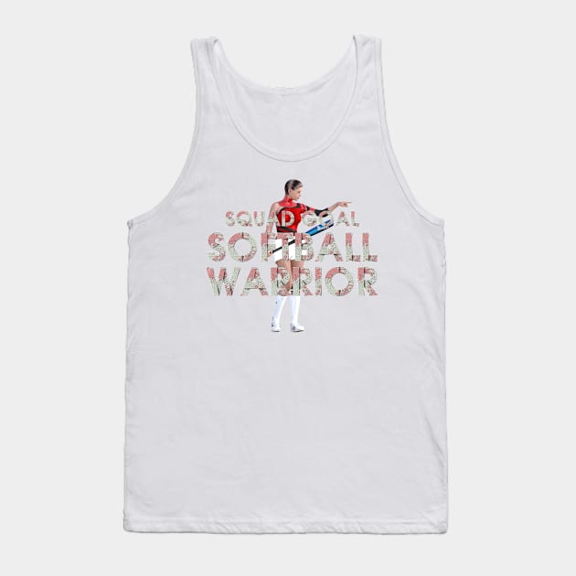 Softball Warrior Tank Top by teepossible